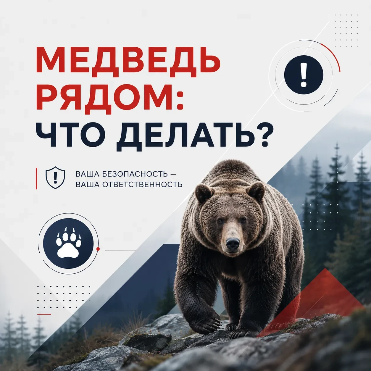 🐻 Встретил медведя в лесу?