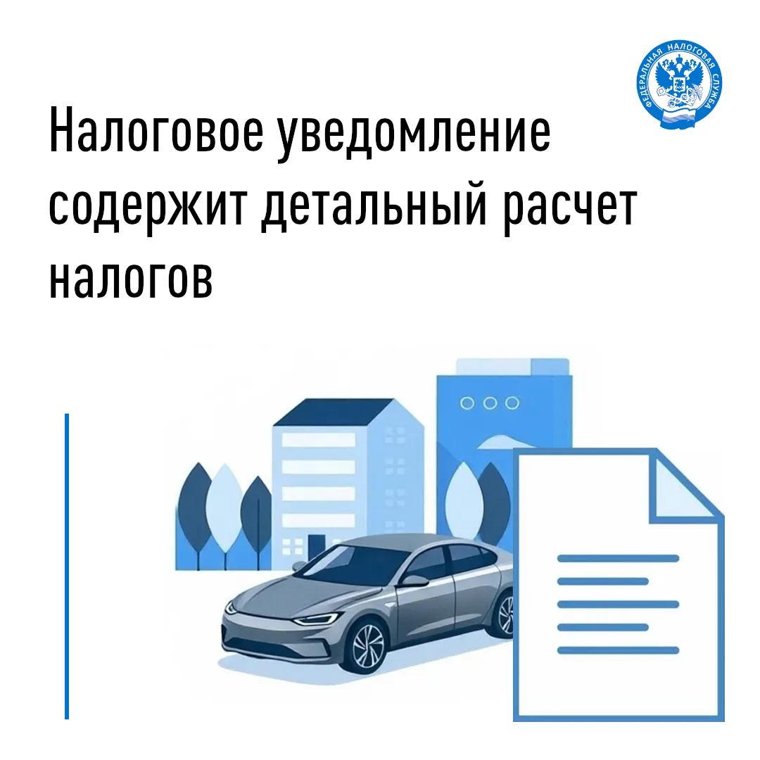 ФНС России ежегодно направляет собственникам имущества уведомления с исчисленной суммой...