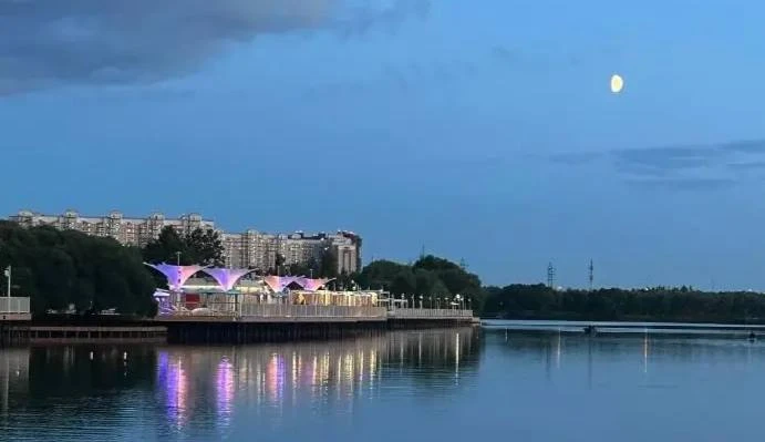 🌿 Вечерний вид на Бутовский парк