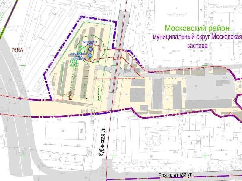 👷🏻‍♂️ Продолжается проходка шахты № 846, через которую будет строиться станция «Броневая» (возможное