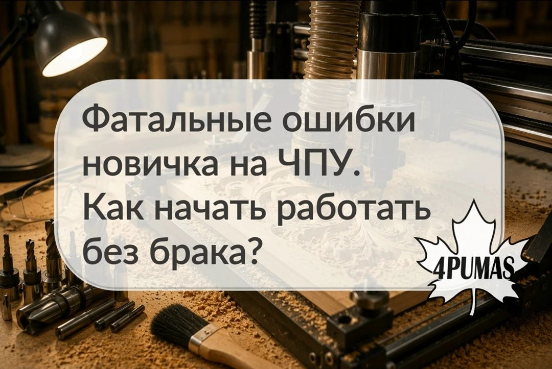 СЛОМАЛ ПЕРВУЮ ФРЕЗУ В ПЕРВЫЕ МИНУТЫ РАБОТЫ НА ЧПУ?

Купил станок, глаза горят, руки чешутся. Загрузи