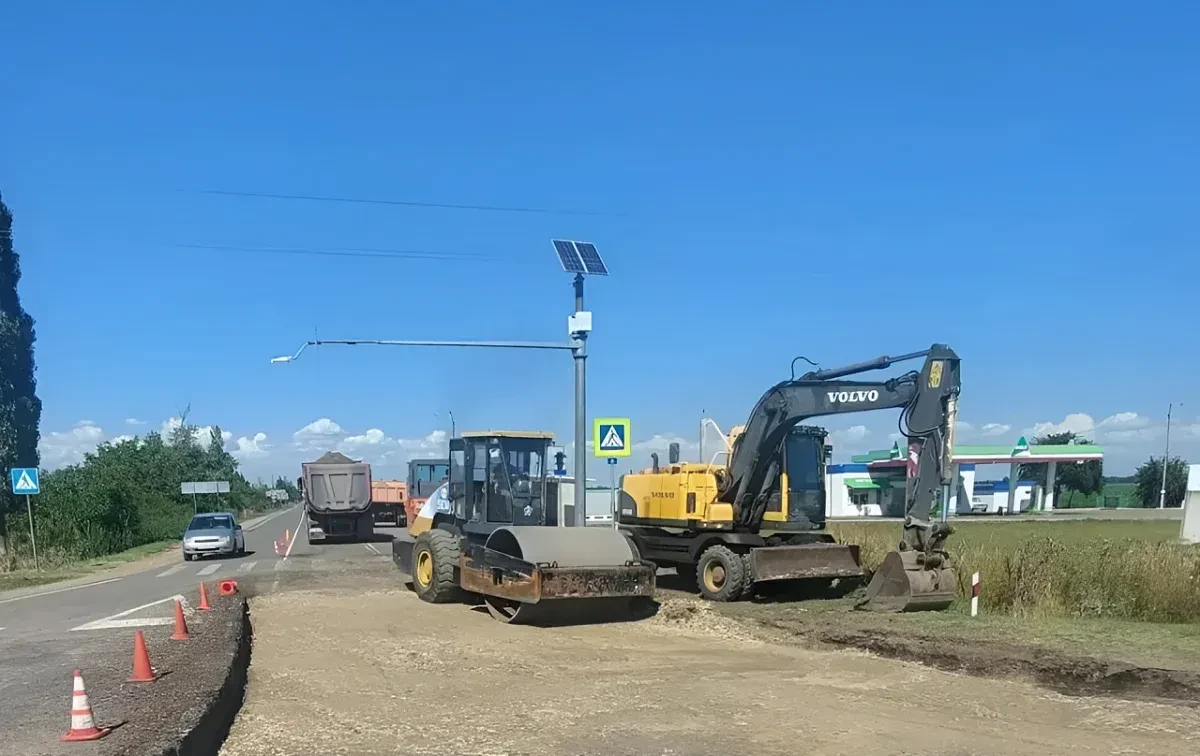 В Усть-Лабинском районе ремонтируют 6 км дороги