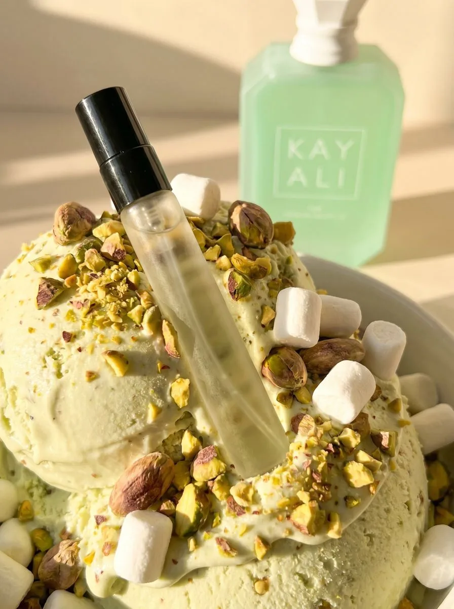 Месяц назад мы с вами собирали аппетитненький  Yum Pistachio.