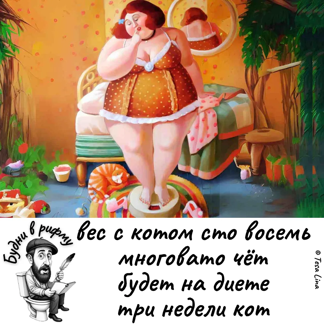 🤭—Про типа толстого кота...