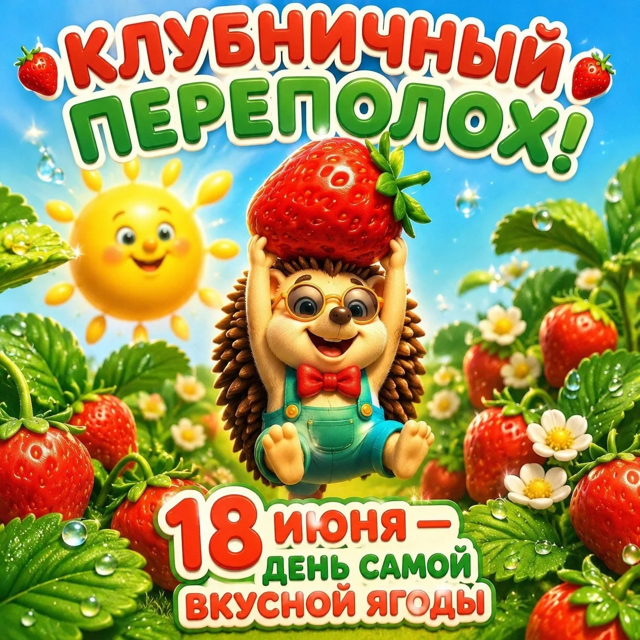 🍓 Сегодня – Всемирный день клубники!