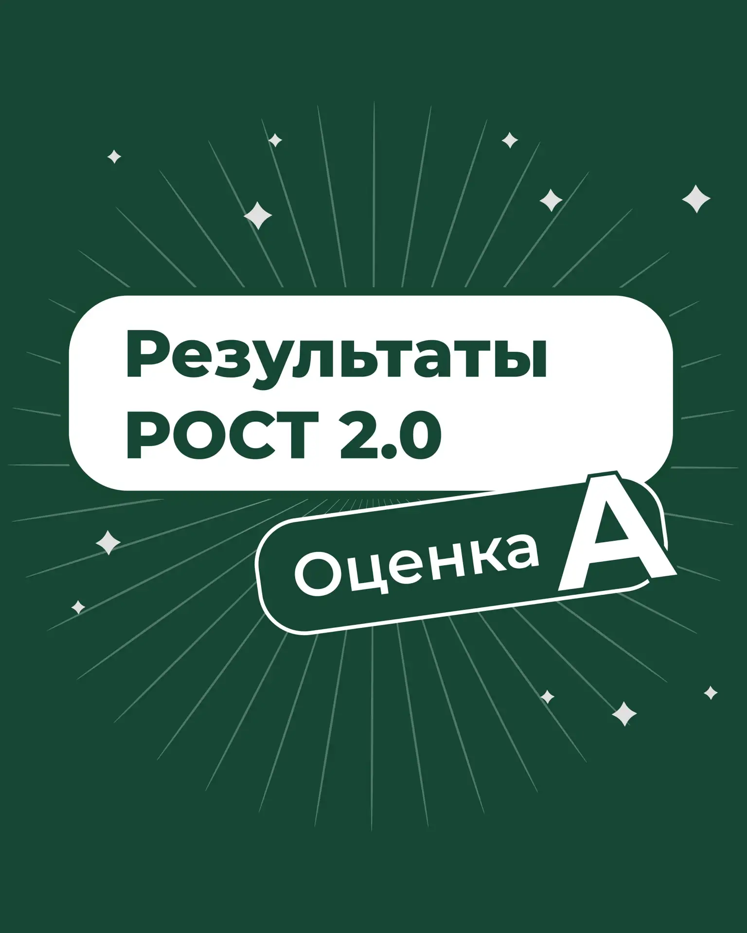 ⭐️ Рестораны с оценкой А в РОСТ 2.0
