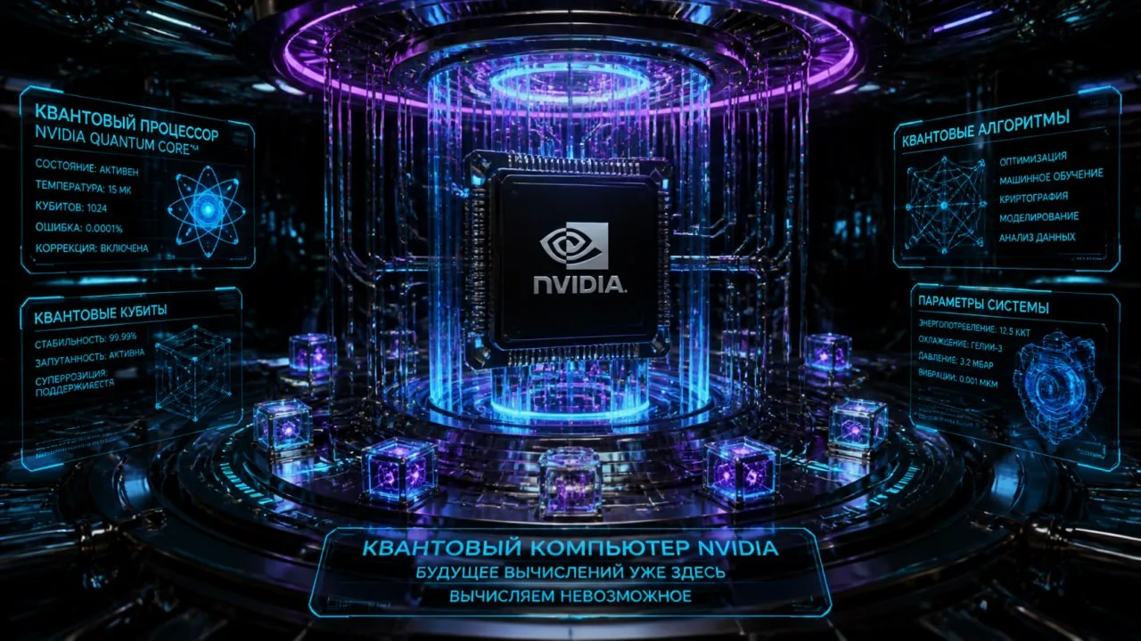 ✅ NVIDIA представила чип для квантовых вычислений