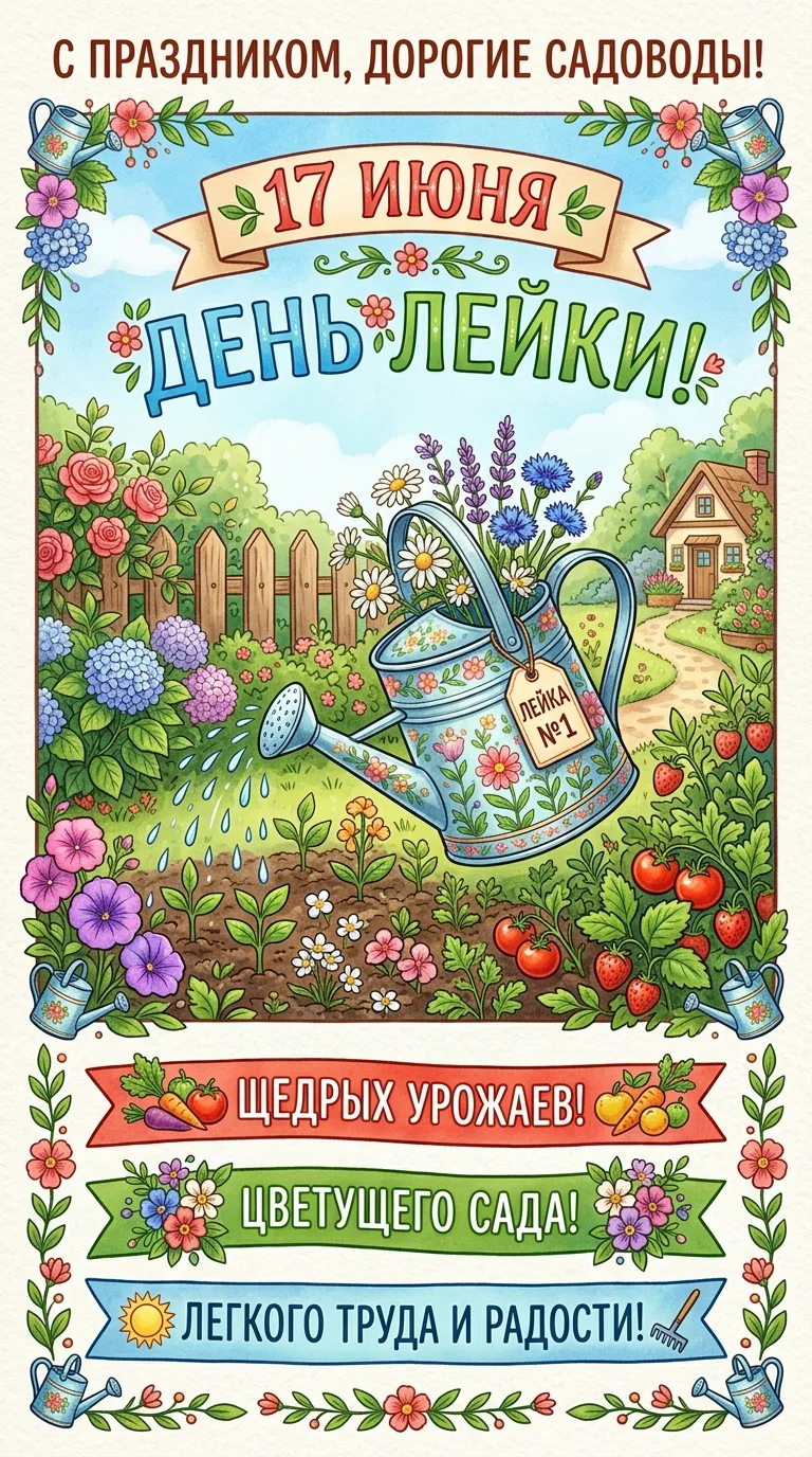 С Днём лейки, друзья! 💧🌸
Сегодня наши маленькие садоводы с лейками в руках подарили каждому цветоч