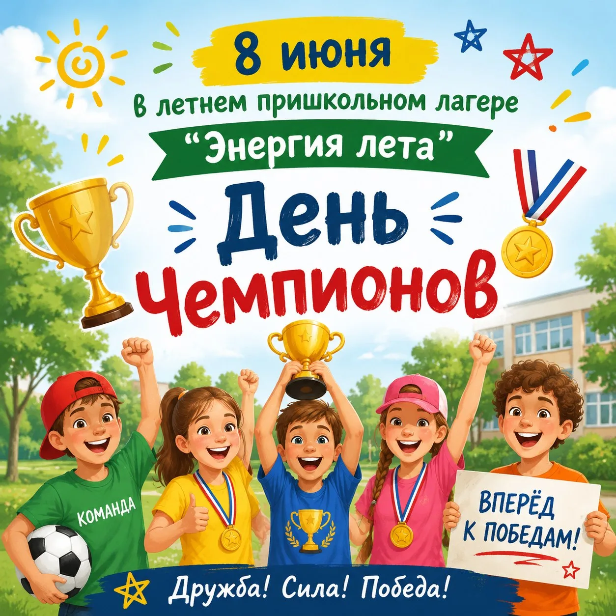 🎉 День чемпионов в нашем