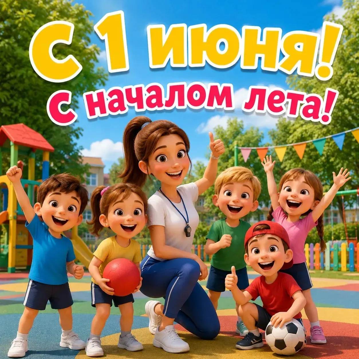 Перый день цветного лета