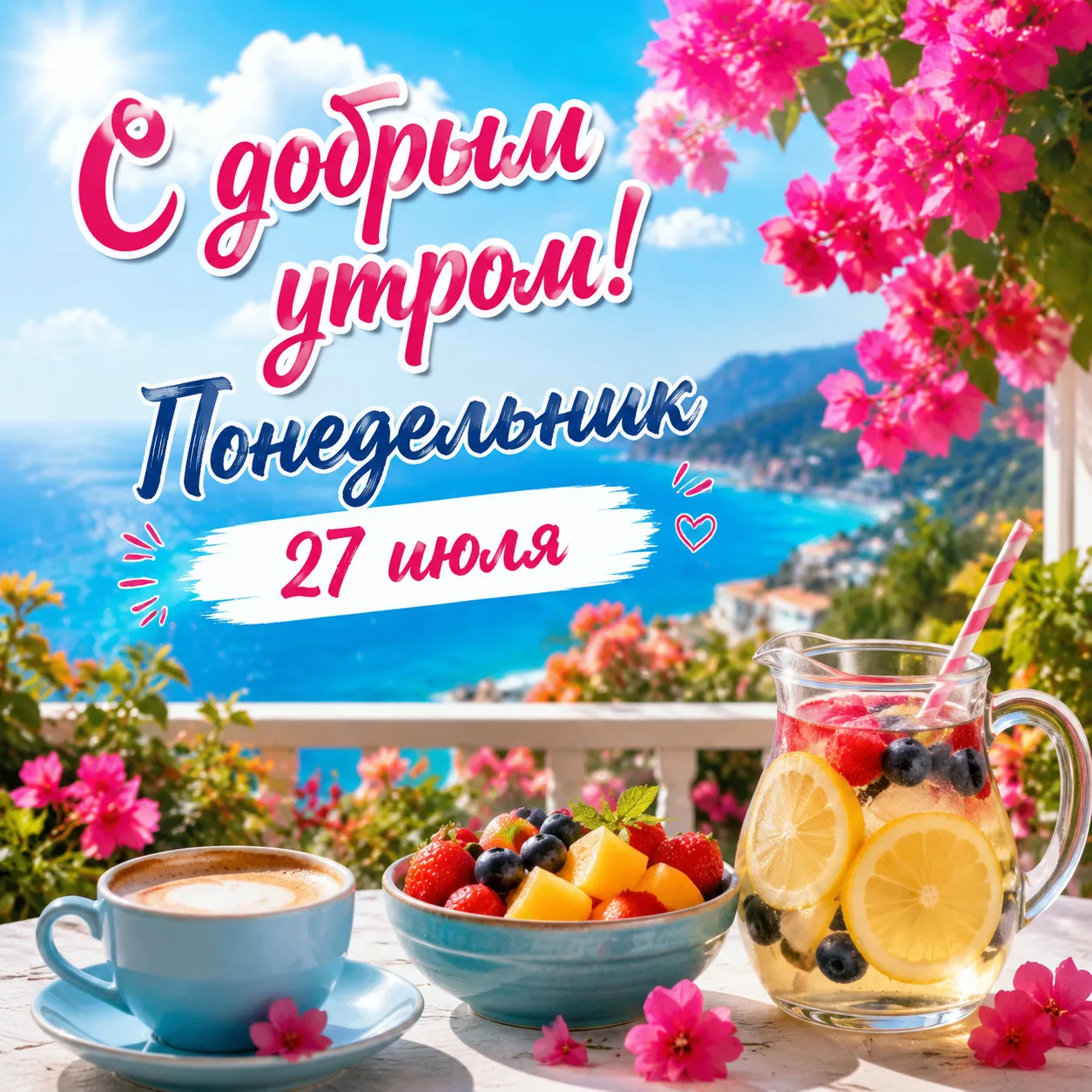 Доброе утро, дорогие друзья! ☀️

Новая неделя начинается, а вместе с ней — новые возможности, свежие