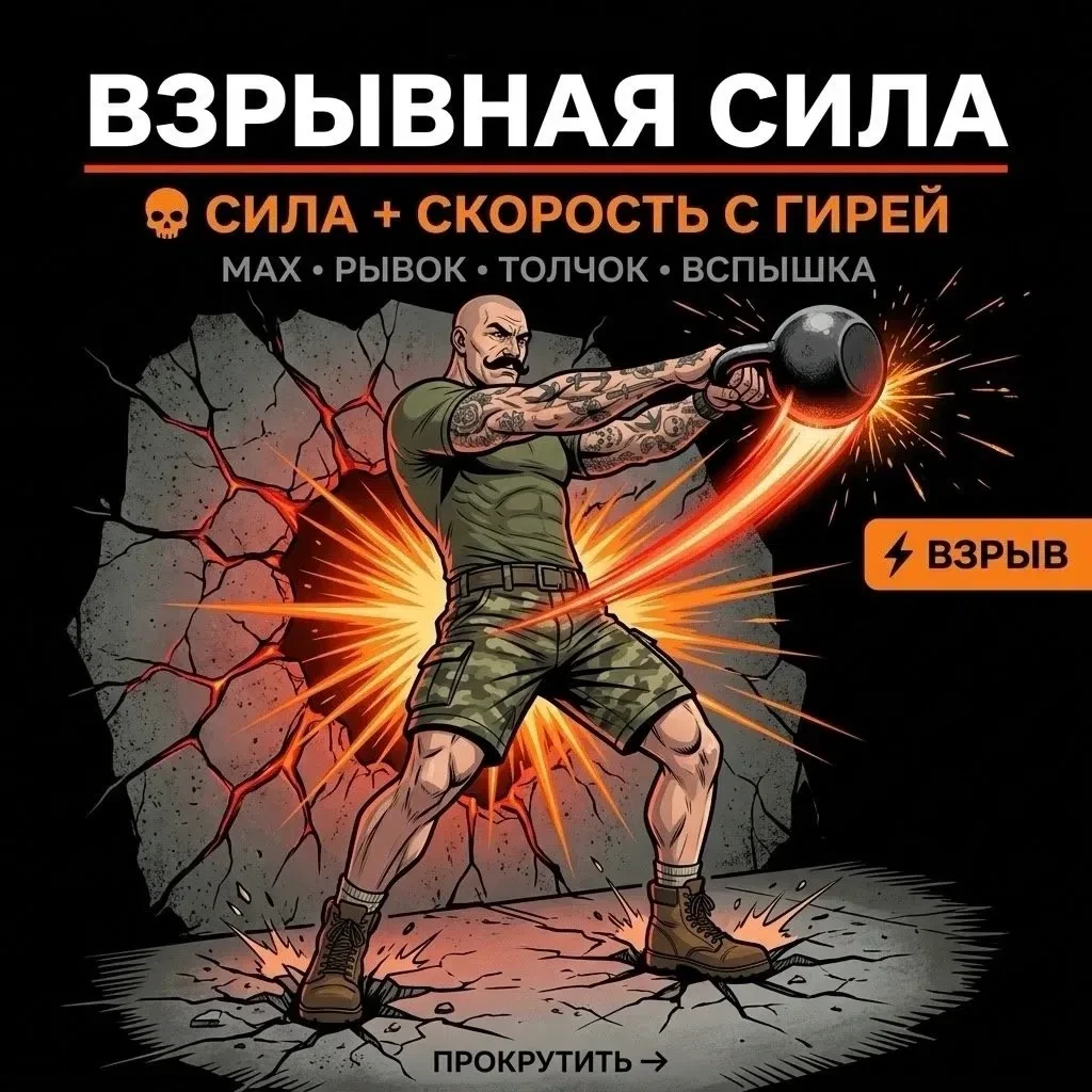 ВЗРЫВНАЯ СИЛА: КАК РАЗВИТЬ МОЩЬ С ГИРЕЙ