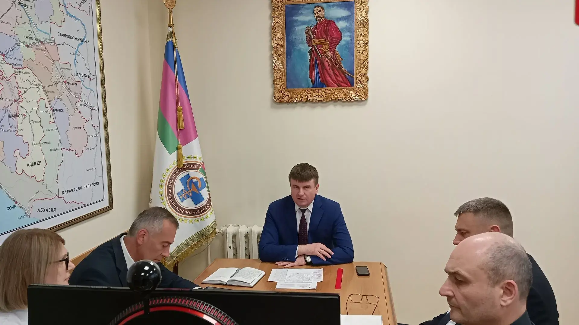 В департаменте ветеринарии Краснодарского края прошло совещание по вопросам профилактик...