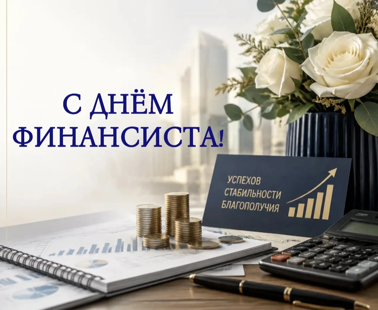 Дорогие финансисты! 8 сентября вы отмечаете свой профессиональный праздник.