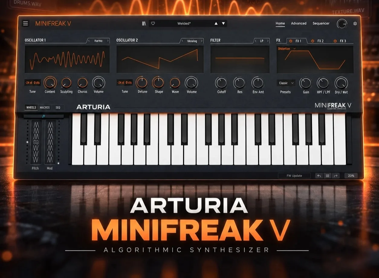 Arturia MiniFreak V v5.0.0 получил одно из самых интересных обновлений: теперь можно за...