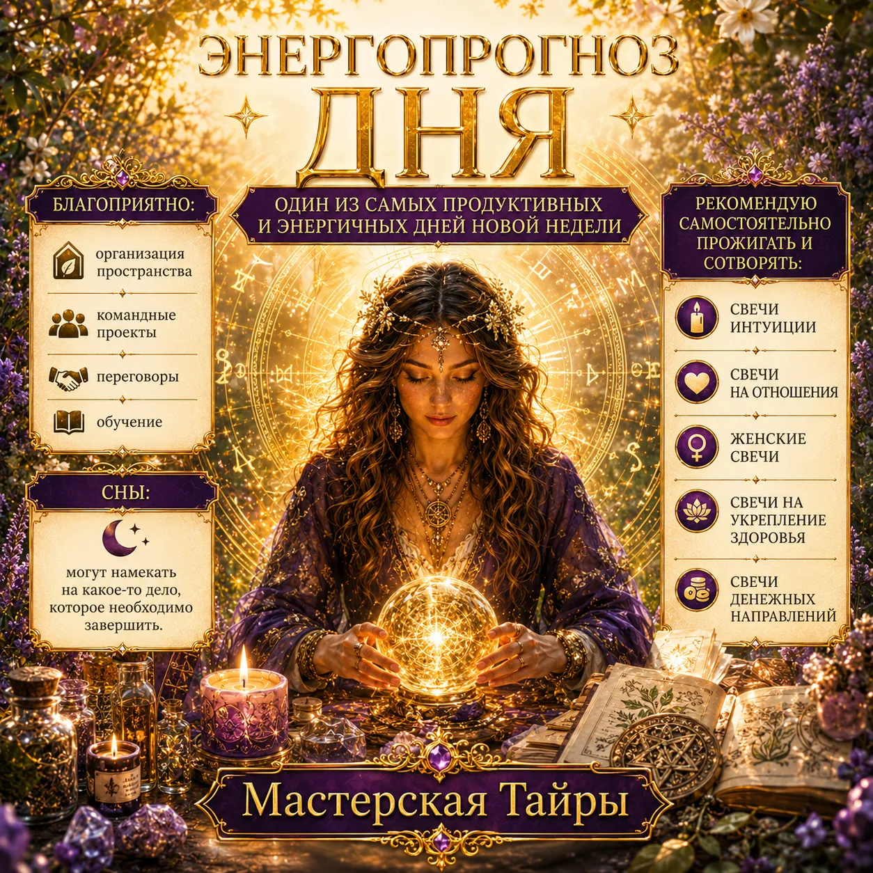 ПОЛНЫЙ ЭНЕРГОПРОГНОЗ НА СЕГОДНЯ - ЗДЕСЬ!
