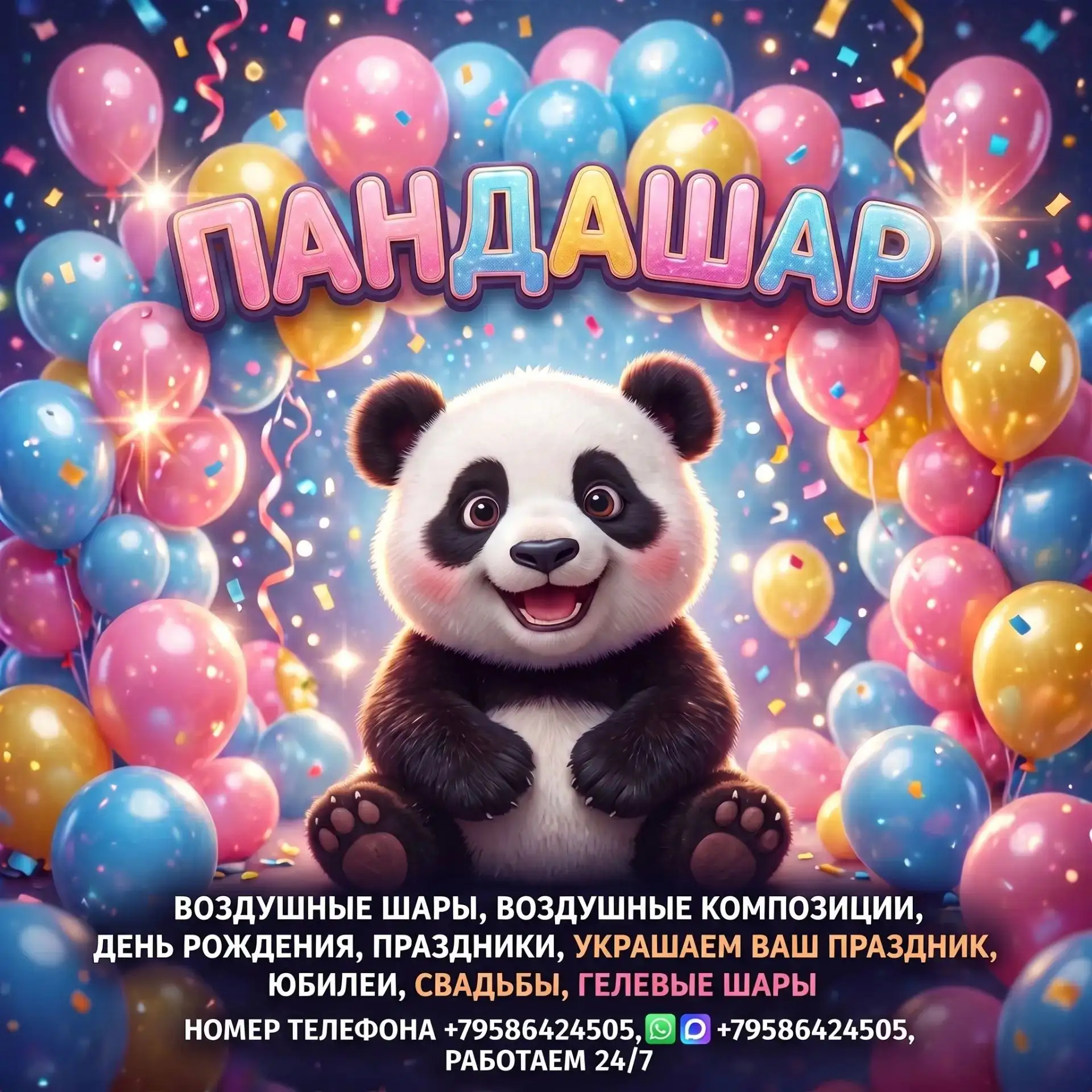 🎉 ПандаШар, превратит любой день в настоящий праздник! 🎉