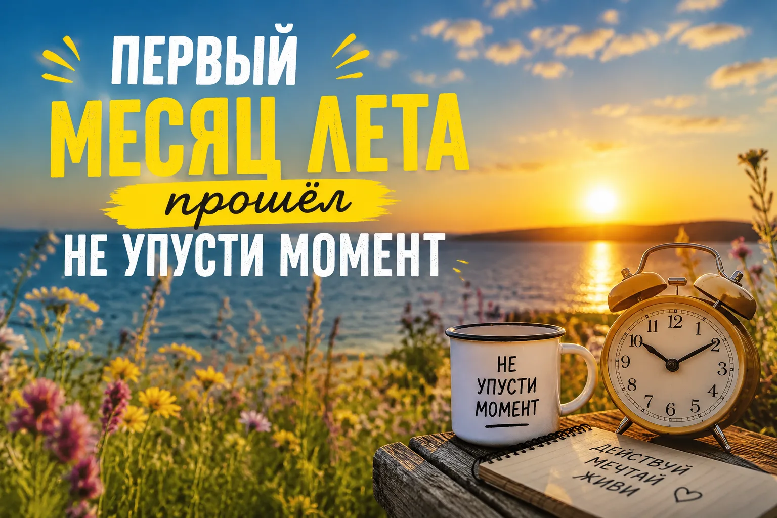 🖼Июнь пролетел незаметно — первый месяц лета позади. Впереди ещё два — время вдохновения и отдыха. 