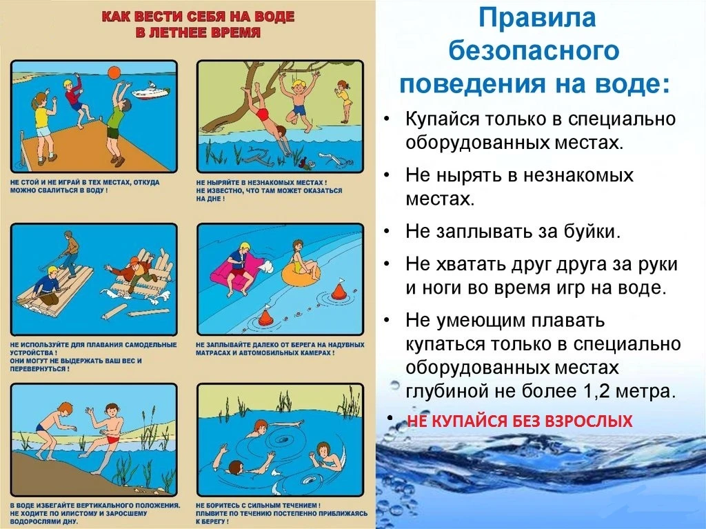 Летом у большинства людей появляется желание искупаться в озере, речке, пруду.