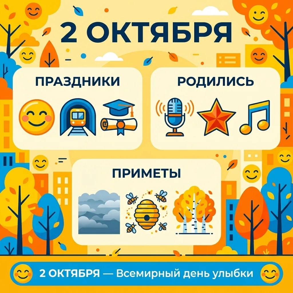 📅 А какой сегодня день? 2 октября 2026
