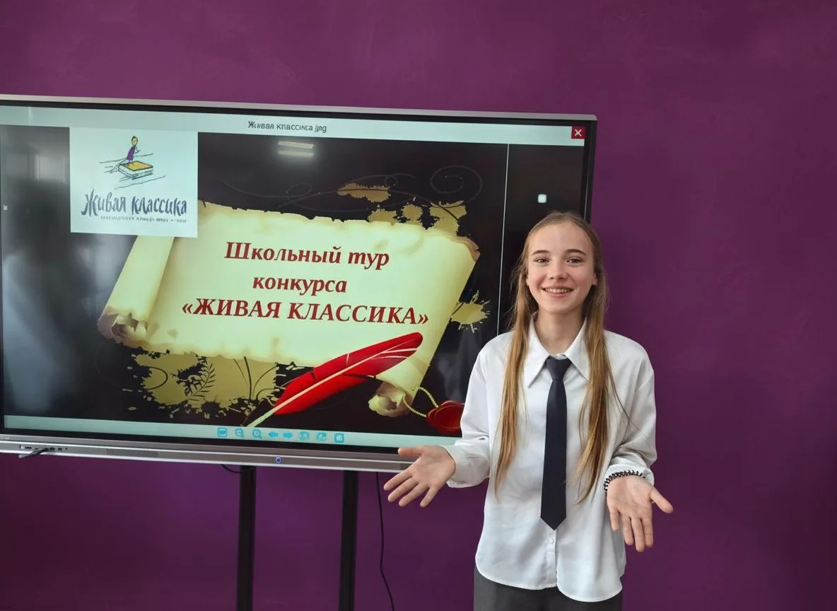 📖🪶Состоялся школьный этап всероссийского конкурса чтецов «Живая классика»!   В Икрянинской средней ш