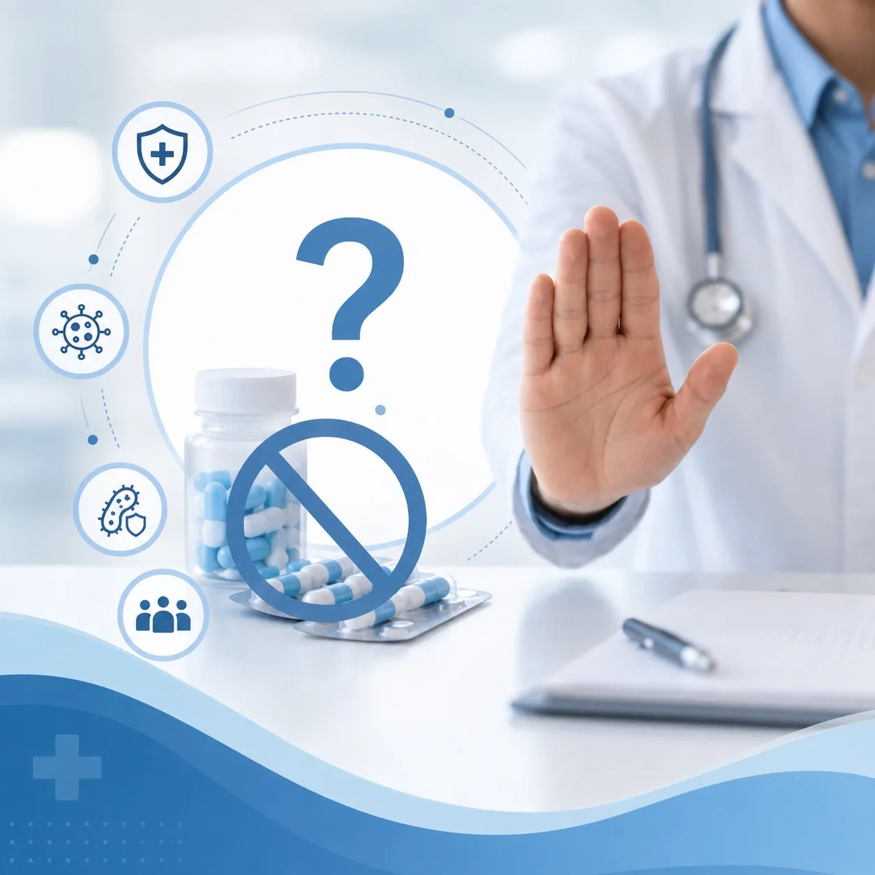 💊👩🏻‍⚕️ Почему врач не всегда назначает антибиотики?