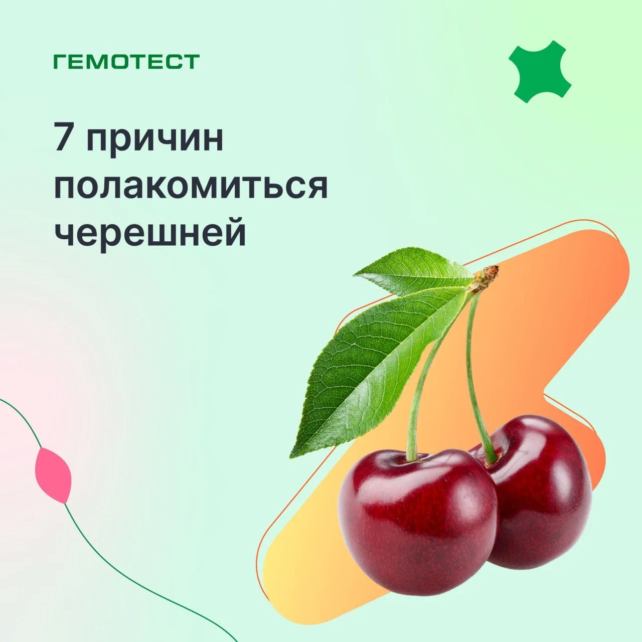 🍒 7 причин полакомиться черешней