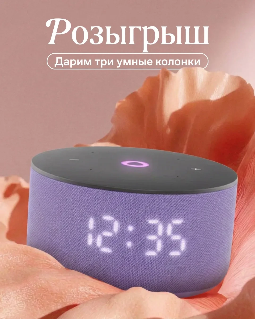 🎁 ДАРИМ ТРИ УМНЫЕ КОЛОНКИ