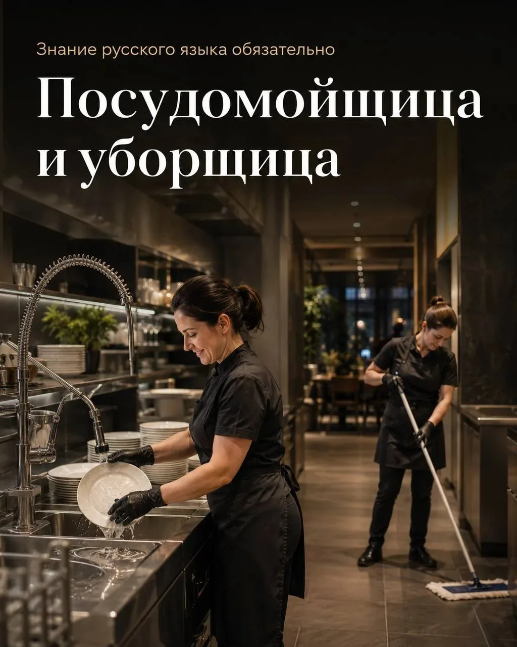 1️⃣ПОСУДОМОЙЩИЦА,
2️⃣УБОРЩИЦА
От 4 200₽/смена + чаевые
ЗЕА
• Москва, м. Киевская, ул. Кутузовский пр