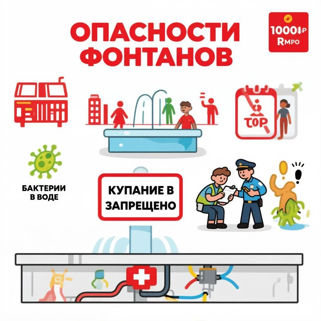 💦☀️ Жарко? Хочется окунуться?

Стоп! Не беги в городской фонтан — это плохая идея! 🚫

Да, выглядит
