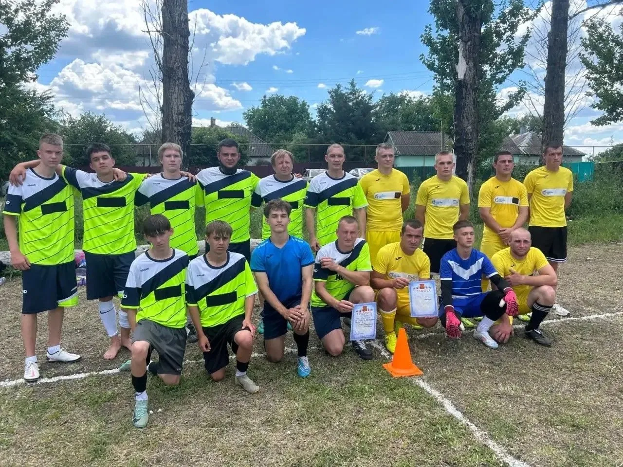 Наши футболисты триумфально выступили в Даниловке! ⚽️🏆