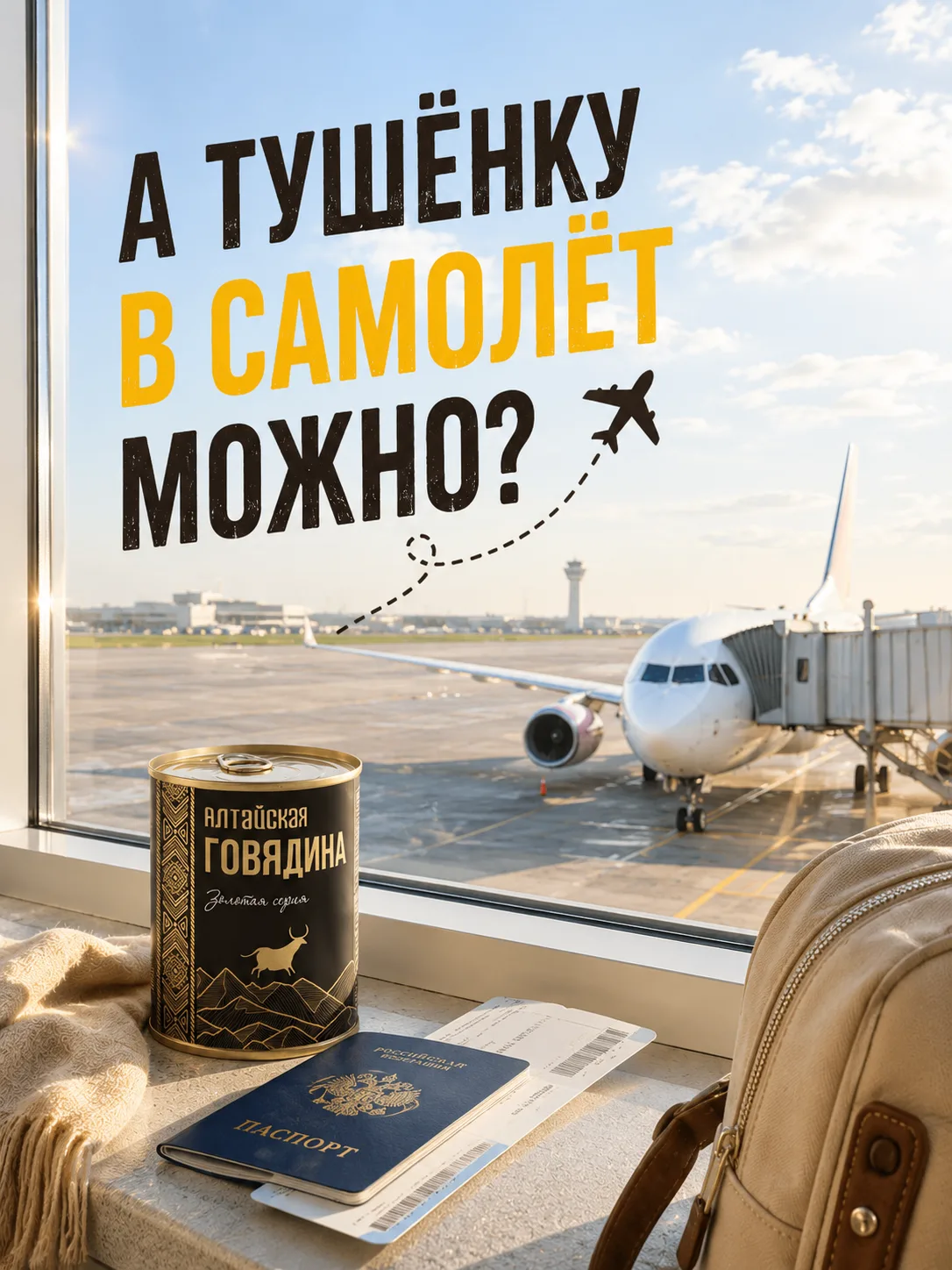 ✈️ А тушёнку в самолёт можно?