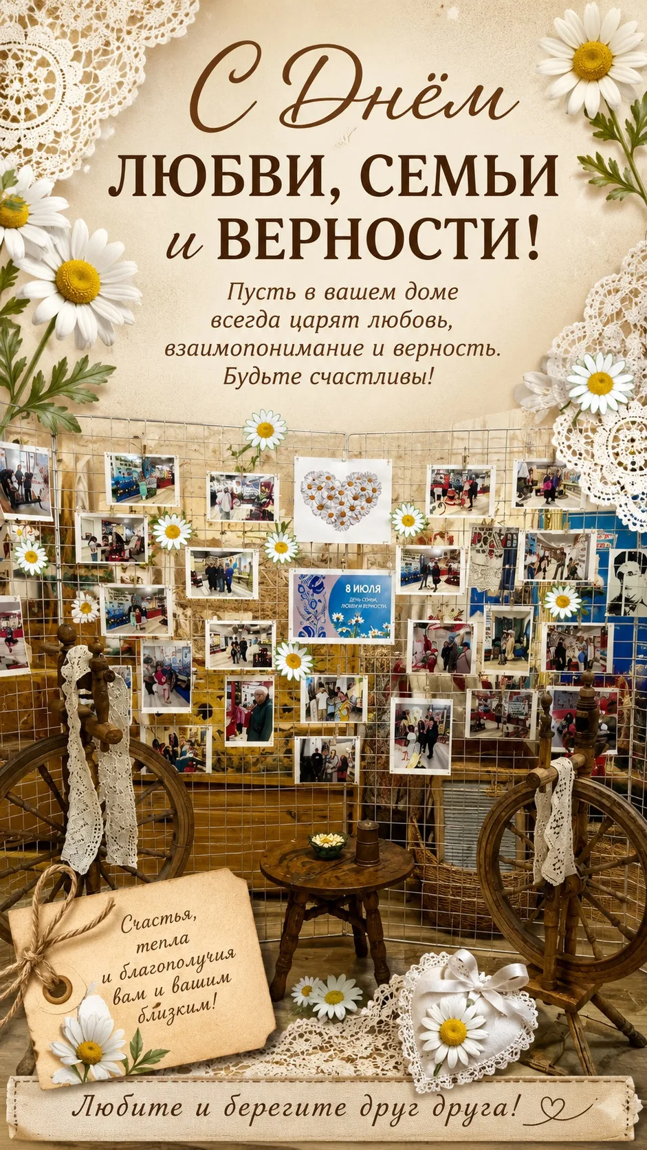 8 июля — День семьи, любви и верности! ❤️

Это тёплый и светлый праздник, который напоминает нам о с