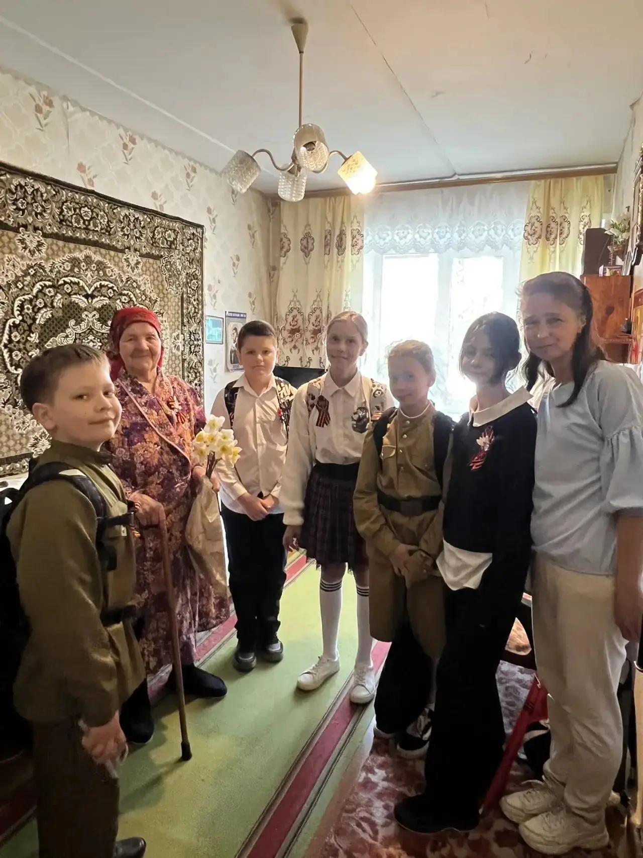 🎖️В рамках Всероссийской акции «Подарок ветерану», работники Большепикинского ДК и уче...