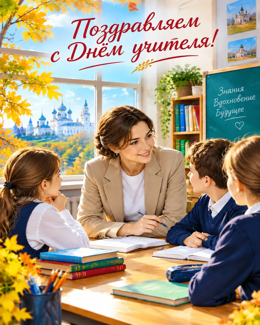 Уважаемые педагоги, учителя, ветераны педагогического труда! ✨