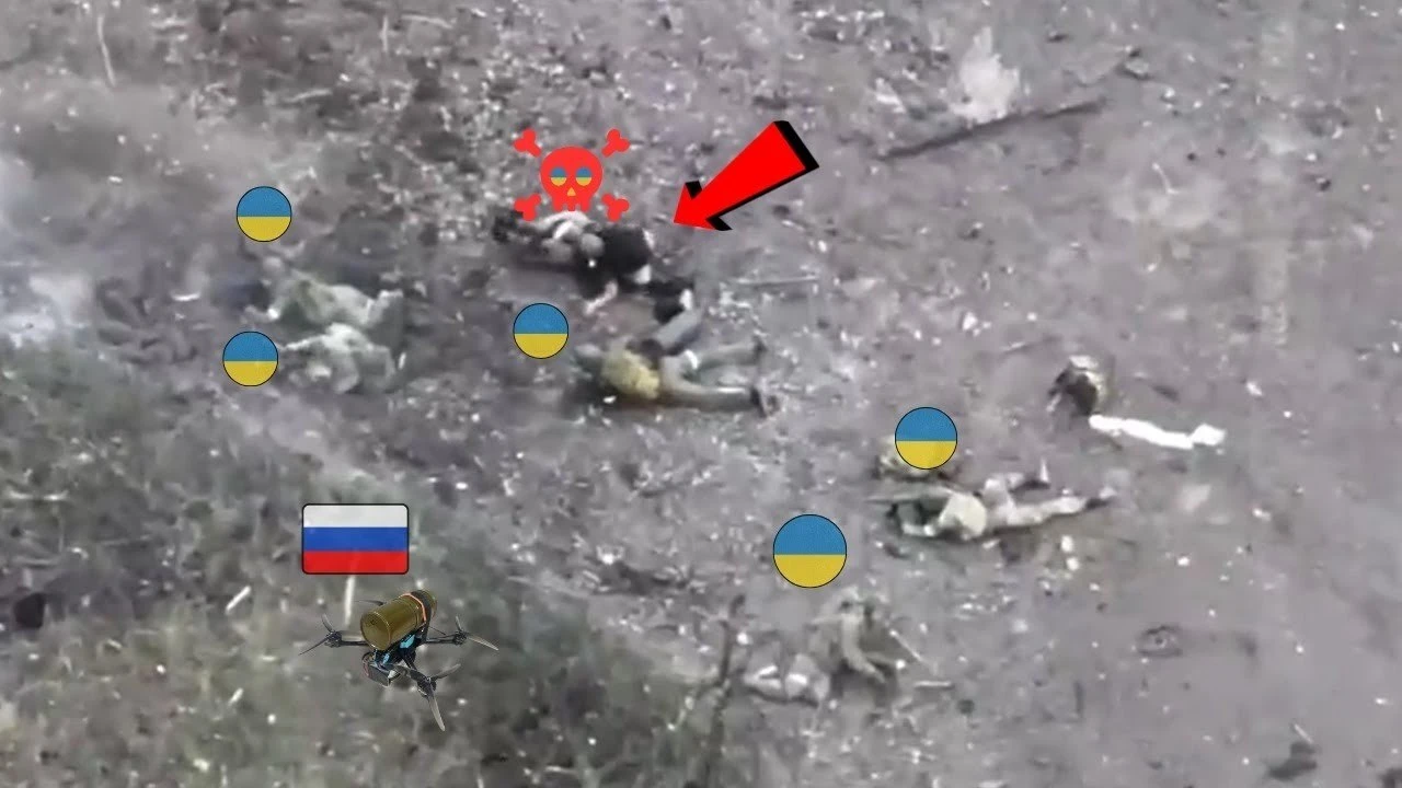Украинские солдаты пытались прорваться через Красноармейск, но российский оператор дрон...
