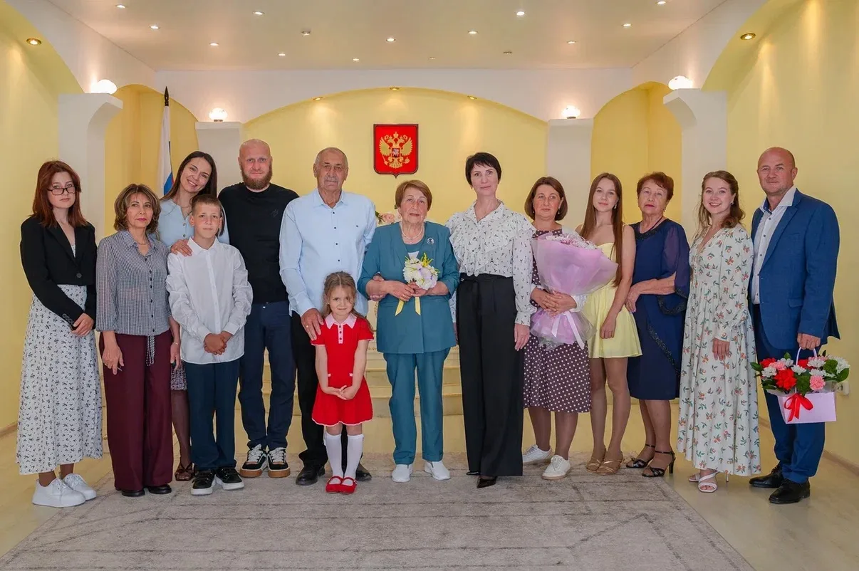 💍 С радостью поздравила чету Горяевых с золотой свадьбой!
