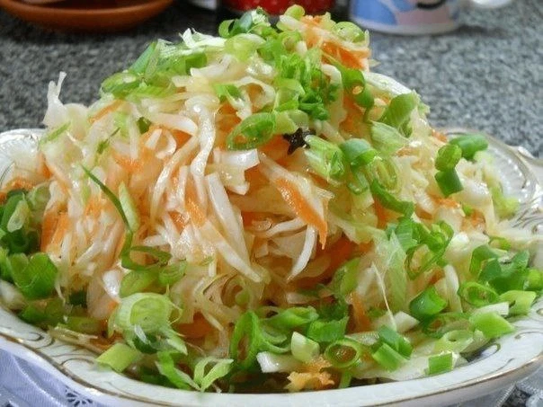 🍀Остренькая капуста быстрого приготовления