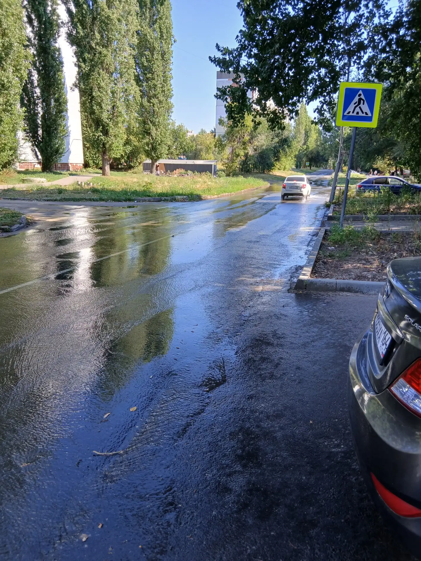 А вот и Куприянова 8 теперь течёт.... затопило полностью.