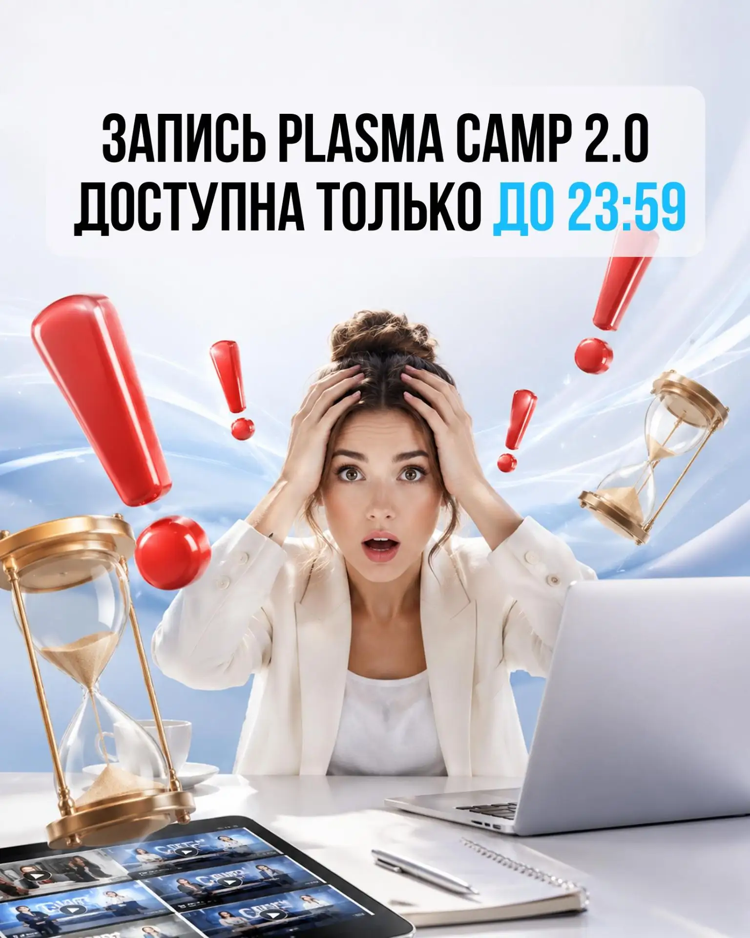 СЕГОДНЯ ПОСЛЕДНИЙ ДЕНЬ!😱

❗️Когда у вас есть возможность приобрести запись PLASMA CAMP 2.0

Сегодня