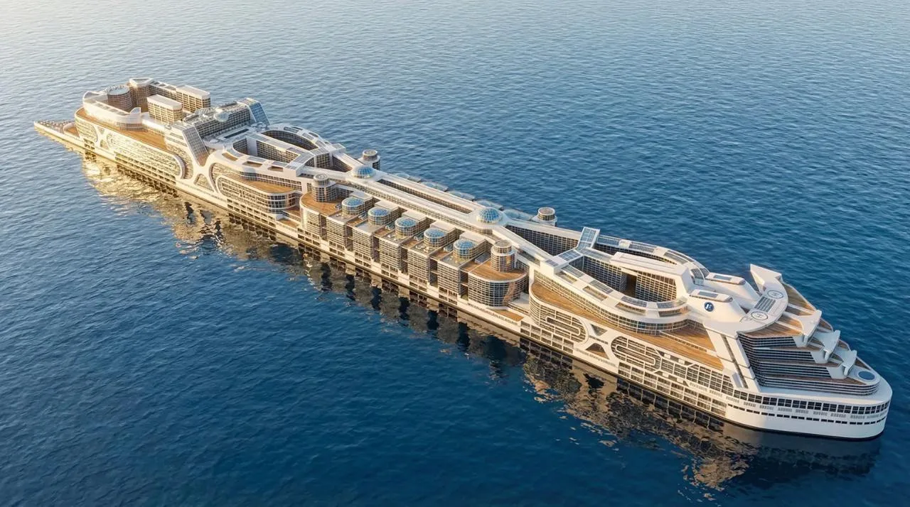 🛳 Первый плавучий город для 80 000 жителей: фантастика или будущее?

 Жить в городе, который каждые