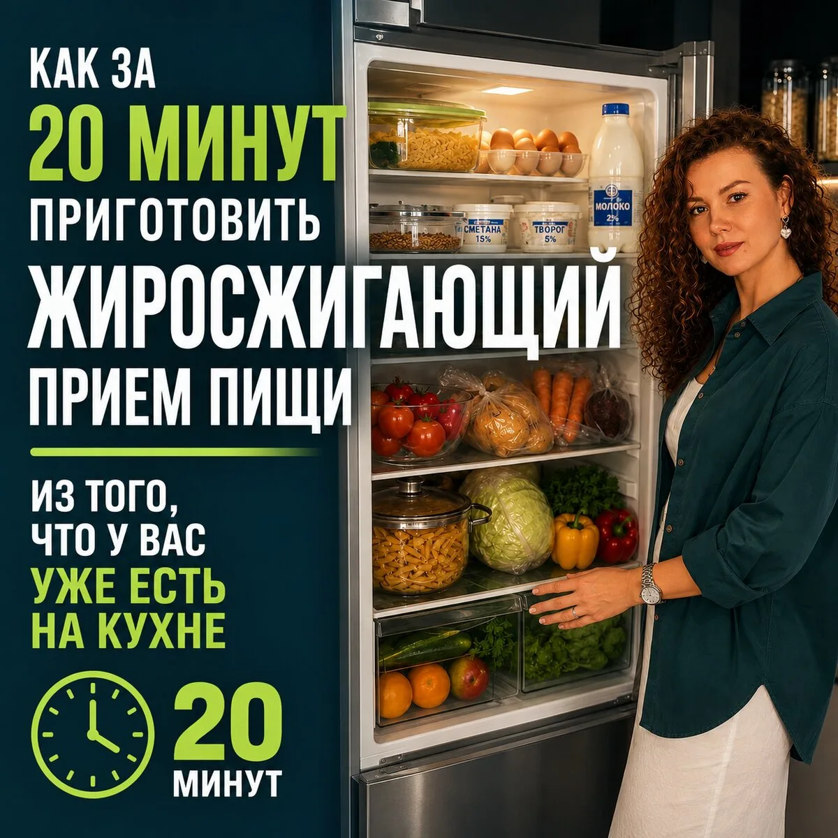 Жиросжигающий рацион из обычных продуктов