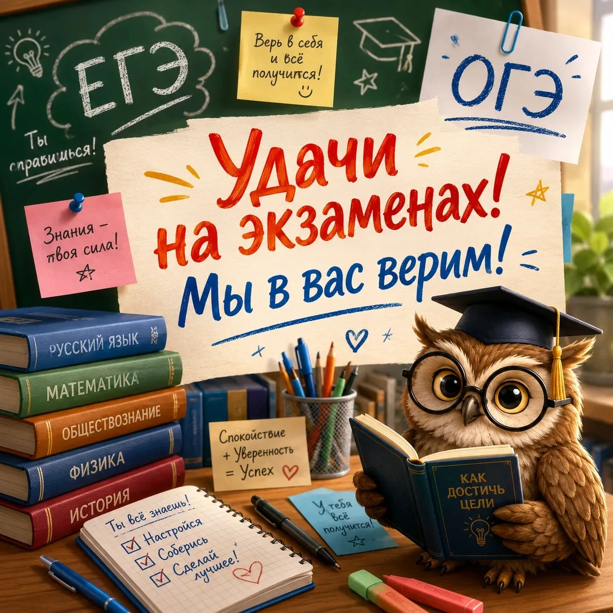 ⭐️Завтра, 2 июня, важный день у девятиклассников – первый экзамен, а 4 июня первый ЕГЭ у выпускника 
