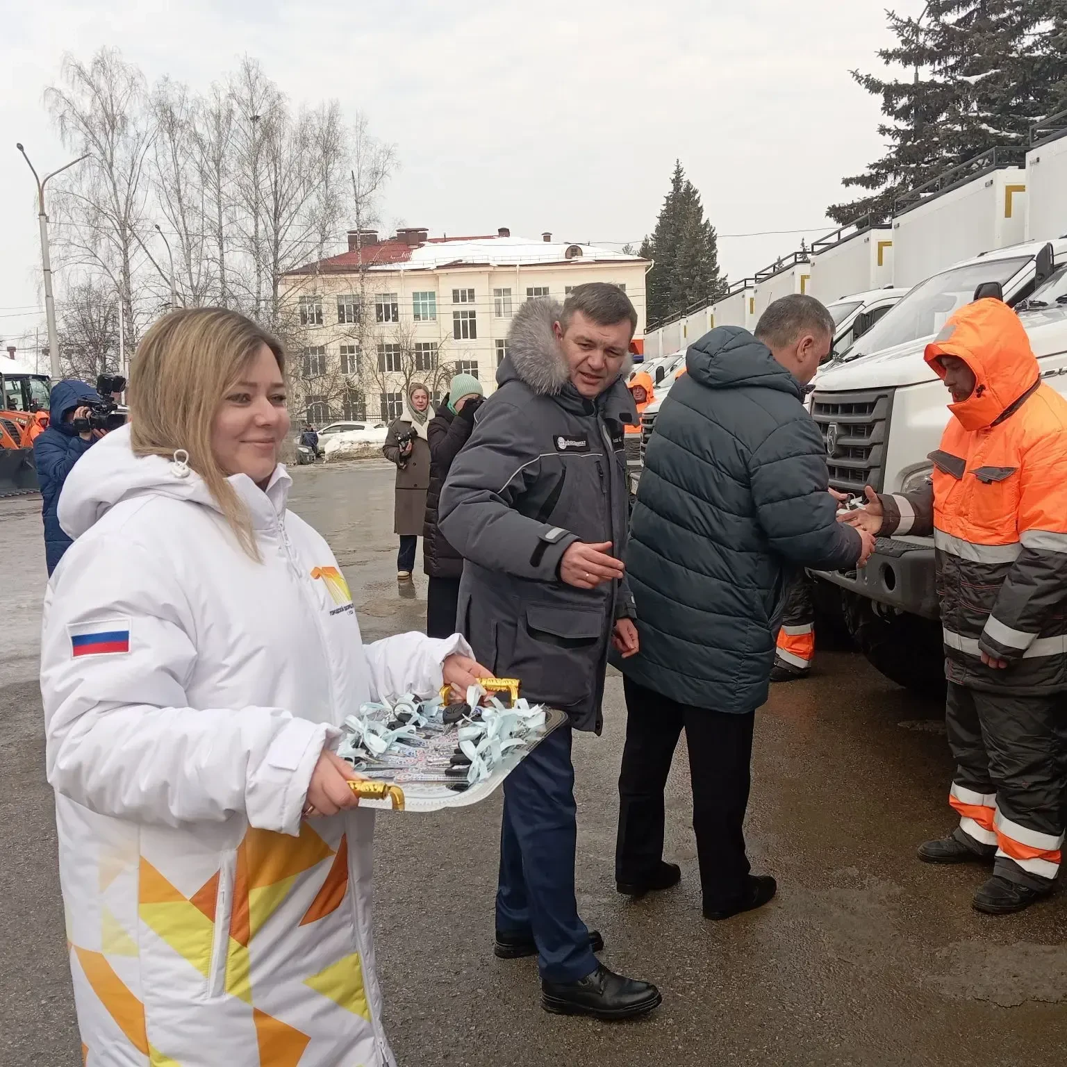 ГУП РБ «Уфаводоканал» получило 27 единиц новой специальной техники. Церемония вручения ключей состоя
