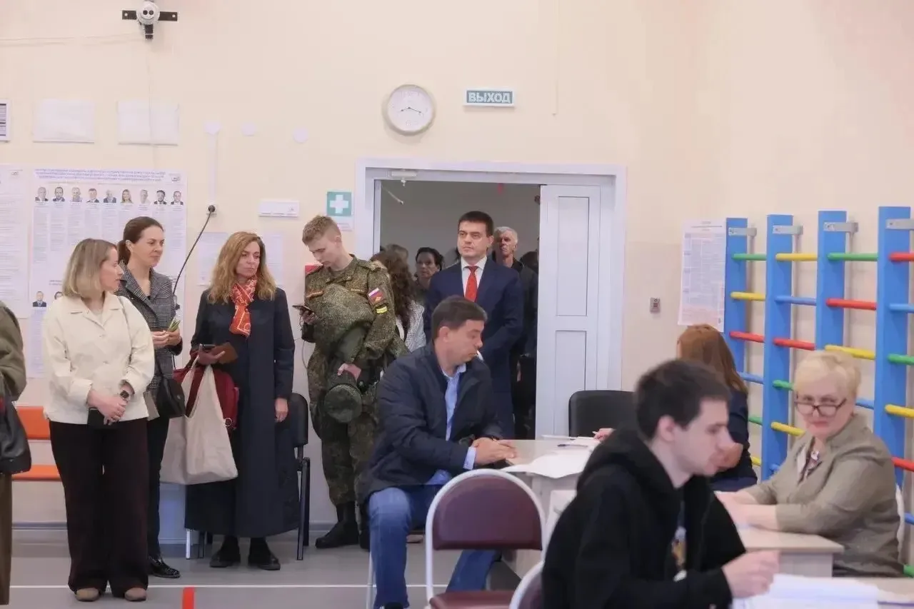 ⚡️Михаил Котюков одним из первых проголосовал на выборах