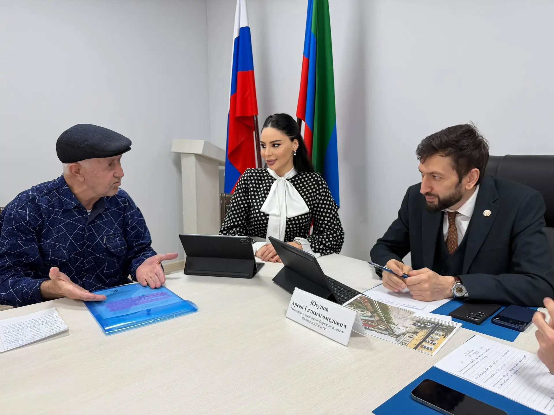 Руководитель Агентства информации и печати Дагестана Арсен Юсупов сегодня, 26 марта, пр...