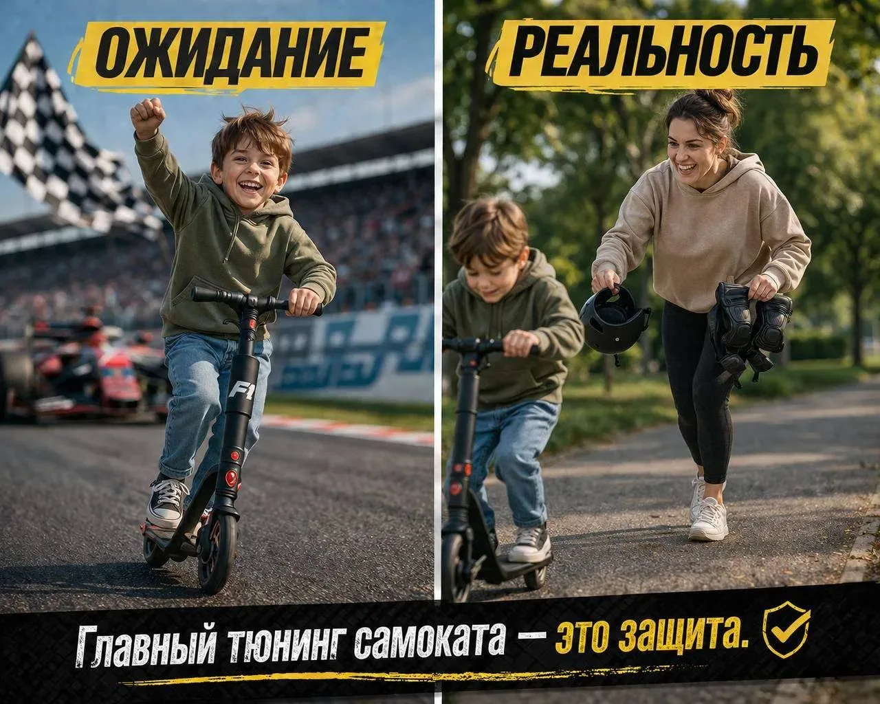 🏎️💨 Каждый ребёнок на самокате – настоящий гонщик в своих мечтах

Но даже самое быстрое транспортн