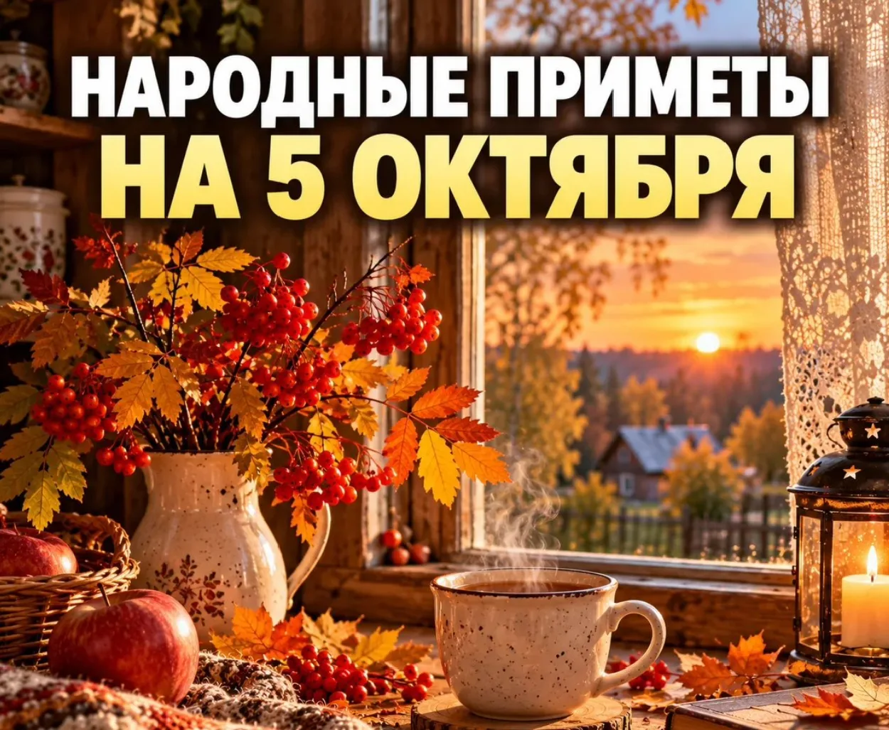 🌿 НАРОДНЫЕ ПРИМЕТЫ НА 5 ОКТЯБРЯ 🌿