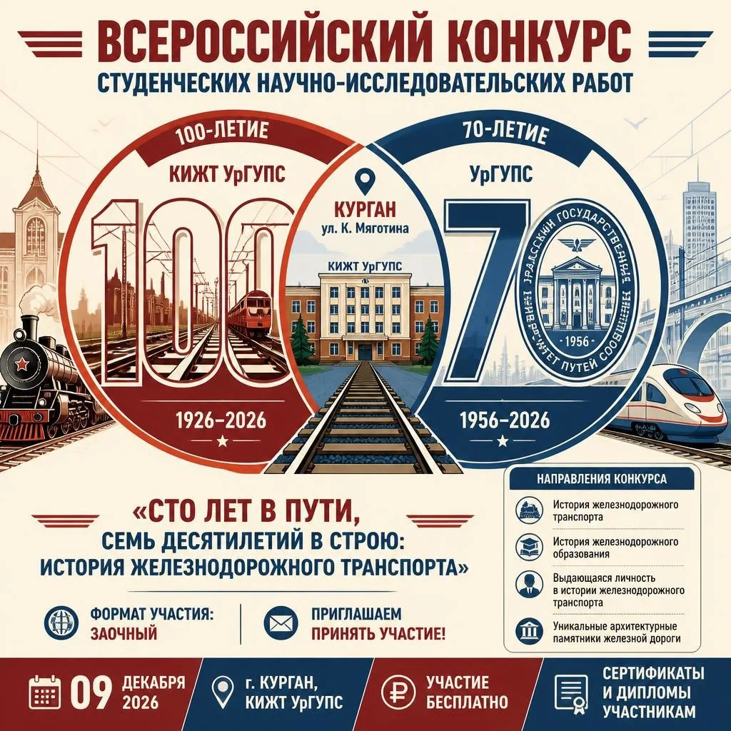 🔥 Приглашаем к участию во Всероссийском конкурсе студенческих научно-исследовательских...