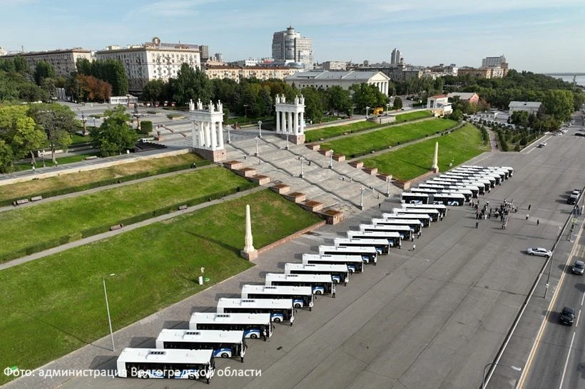 🚌 Волгоград получил 26 новых автобусов большого и особо большого класса